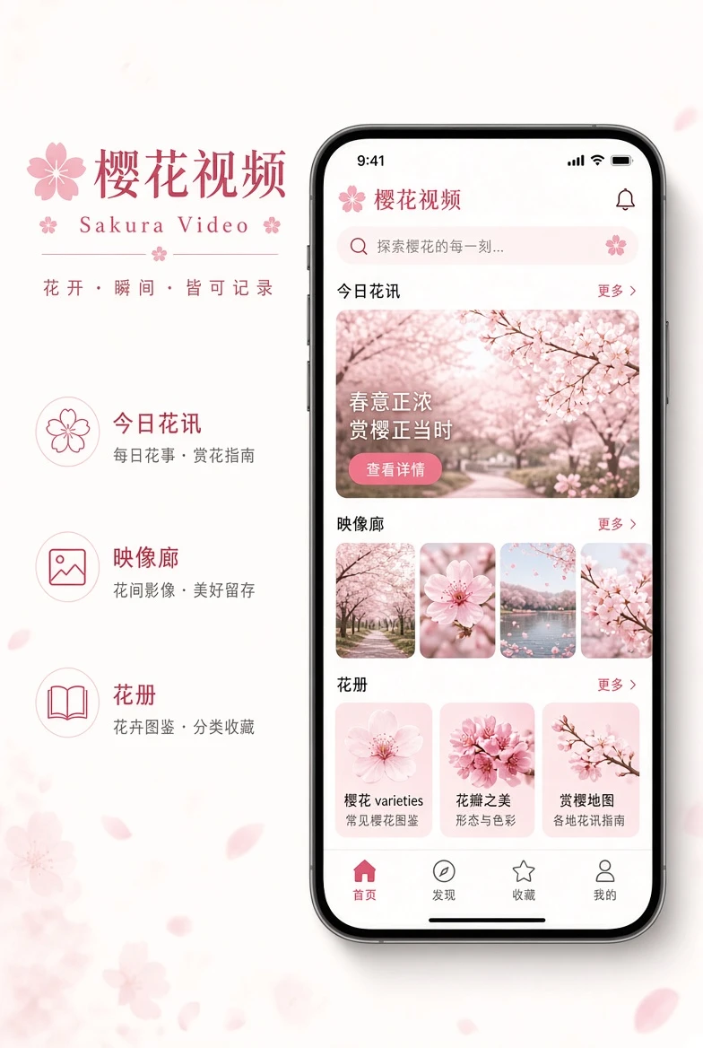 樱花视频APP服务视觉