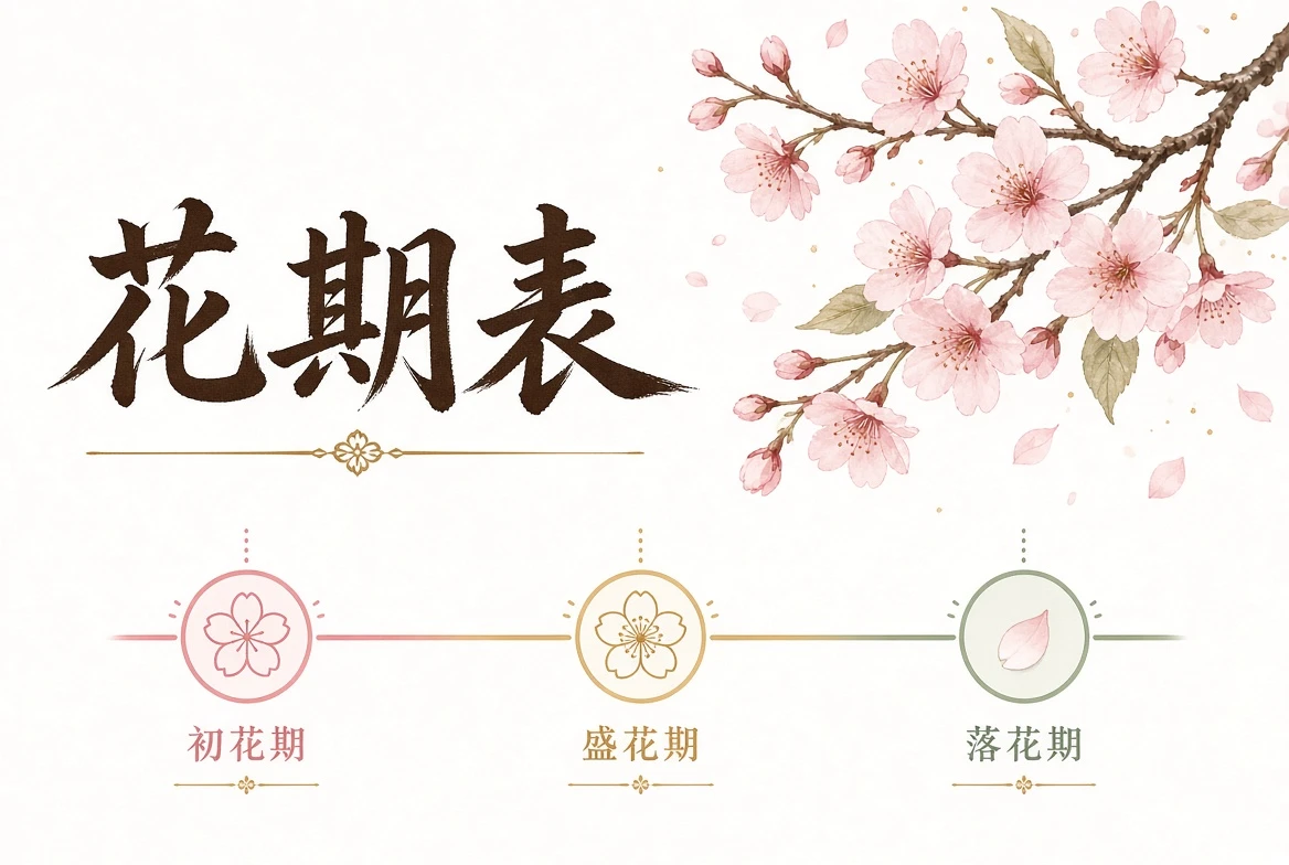 花期表栏目视觉