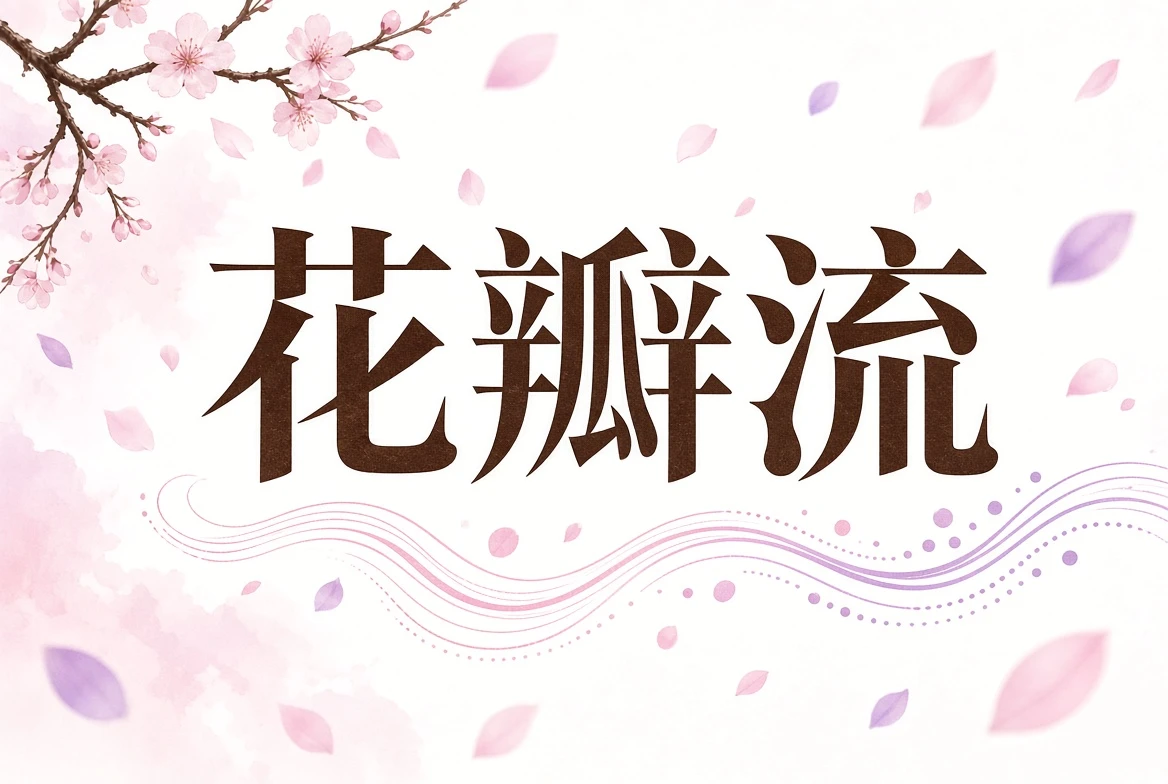 花瓣流栏目视觉